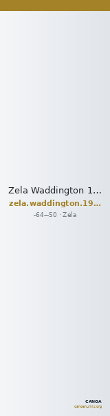 Zela Waddington 1925 1 — CANOA