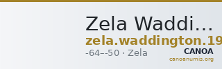 Zela Waddington 1925 1 — CANOA