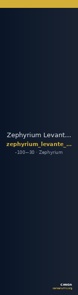 Zephyrium Levante 1988 31-37 — CANOA