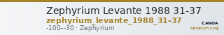 Zephyrium Levante 1988 31-37 — CANOA