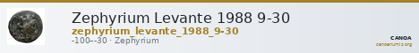Zephyrium Levante 1988 9-30 — CANOA