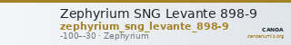 Zephyrium SNG Levante 898-9 — CANOA