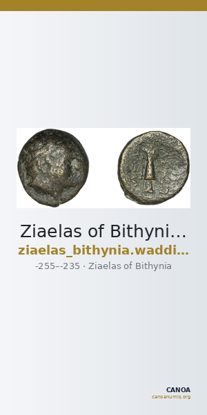 Ziaelas of Bithynia Bithynia Waddington 1908 8 — CANOA
