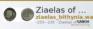 Ziaelas of Bithynia Bithynia Waddington 1908 8 — CANOA