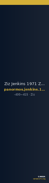 Ziz Jenkins 1971 Z1-Z2 — CANOA