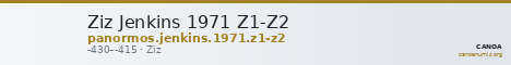 Ziz Jenkins 1971 Z1-Z2 — CANOA