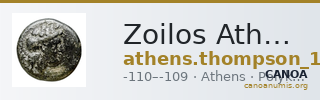 Zoilos Athens Thompson 1961 709bis, 714bis-722bis — CANOA