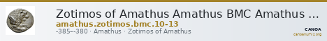 Zotimos of Amathus Amathus BMC Amathus 10-13 — CANOA