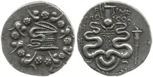 C. Fabius M.f., governor of Asia obv