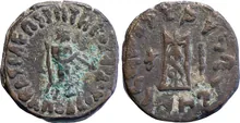 Apollodotus II of Bactria obv