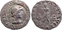 Archebius of Bactria obv