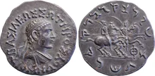 Diomedes of Bactria obv