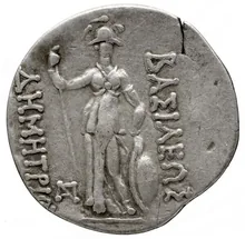 Деметрий II (индо-греческий царь) rev