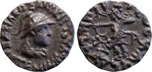 Artemidorus of Bactria obv