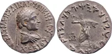 Archebius of Bactria obv