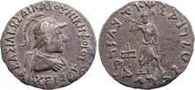 Archebius of Bactria obv