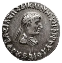 Archebius of Bactria obv