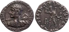 Archebius of Bactria obv