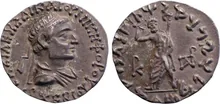 Archebius of Bactria obv