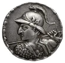 Archebius of Bactria obv