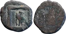 Apollodotus II of Bactria obv