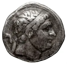 Antiochus Nicator of Bactria obv