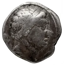 Antiochus Nicator of Bactria obv