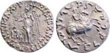 Antimachus II of Bactria obv