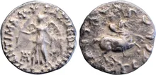 Antimachus II of Bactria obv