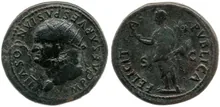 RIC II, Part 1 (second edition) Vespasian 1001 reverse