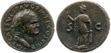 RIC II, Part 1 (second edition) Vespasian 1009 reverse