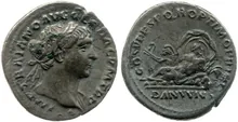 RIC II Trajan 100 reverse