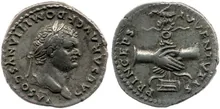 RIC II, Part 1 (second edition) Vespasian 1081 reverse