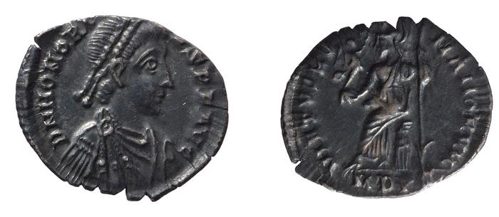 RIC IX Mediolanum 32B, реверс, bm