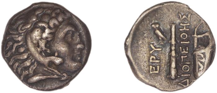 Erythrae Kinns 1980 Period III, AR I, реверс, bm