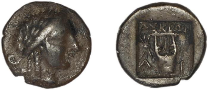 Lycian League Limyra Troxell 1982 2.38, реверс, bm