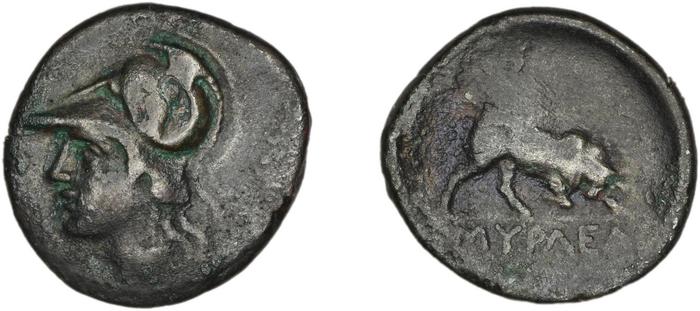 реверс Apameia (Myrleia) Waddington 1908 3-4