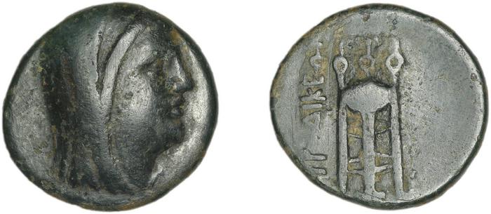 Smyrna Milne 1923 Period II A, реверс, bm