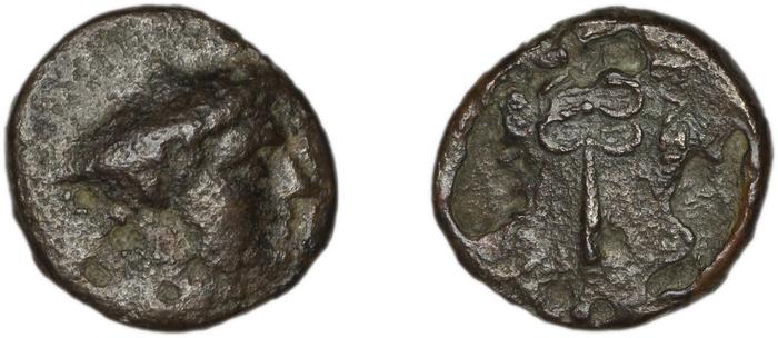 Prusias I of Bithynia Bithynia Waddington 1908 22-3, реверс, bm