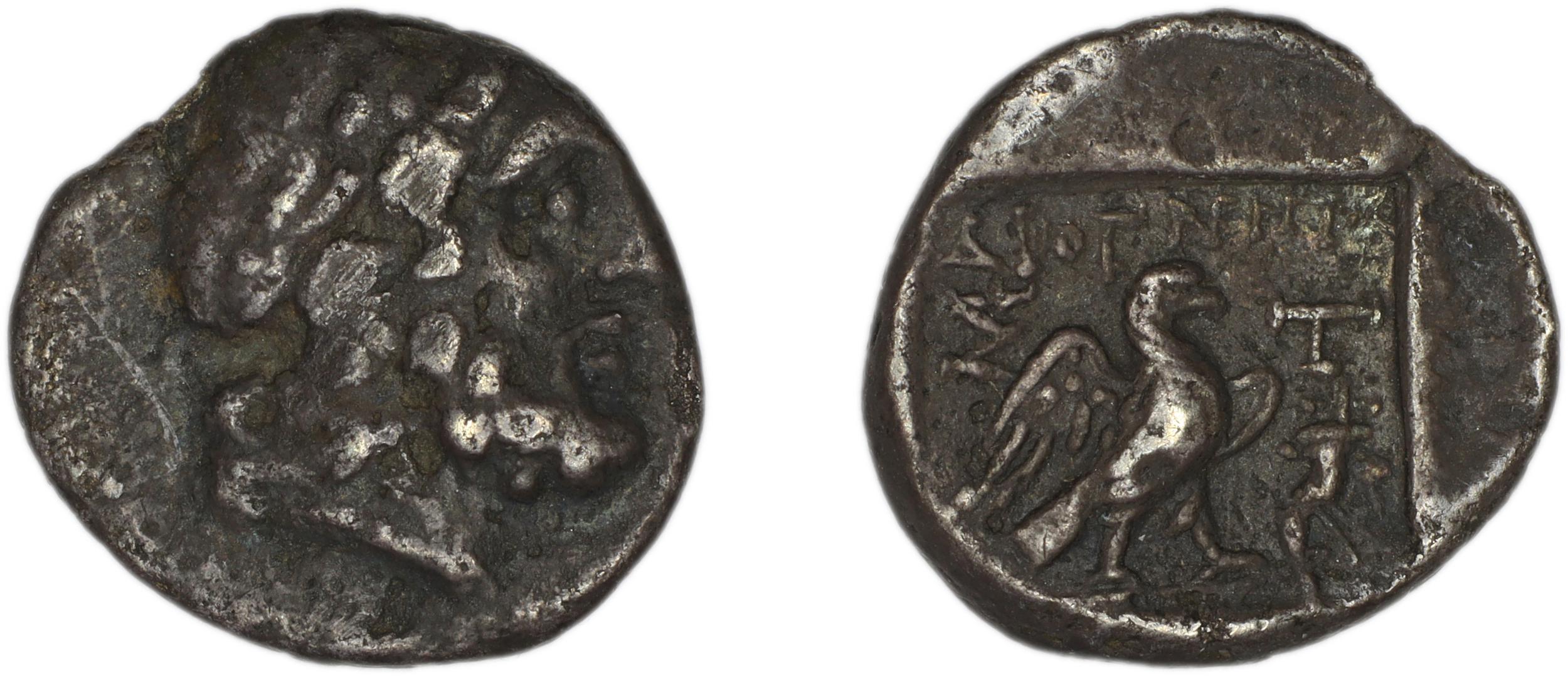 аверс Stratoniceia Meadows 2002 Group 2 hemidrachm