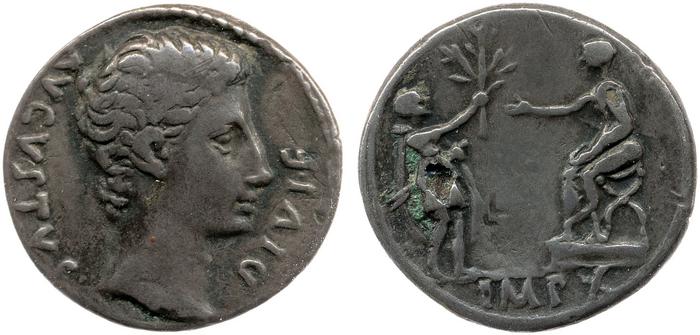 реверс RIC I (second edition) Augustus 162a