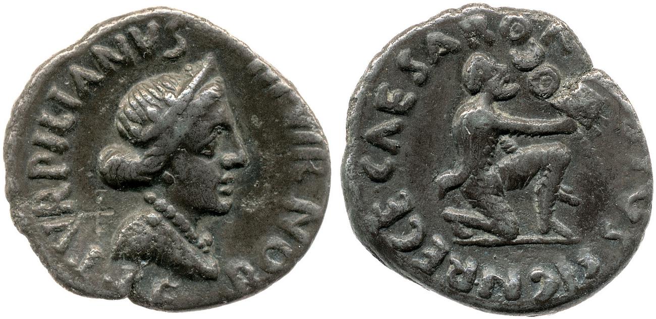 RIC I (second edition) Augustus 288, obverse, bm