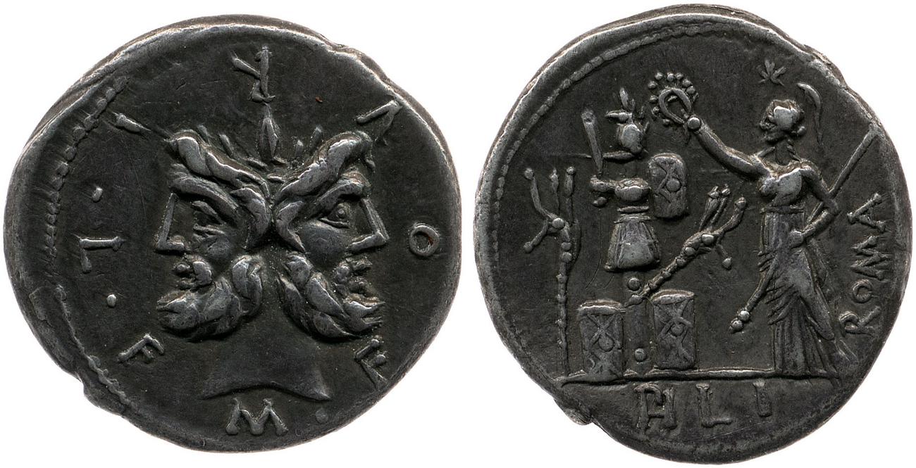 RRC 281/1, аверс, bm