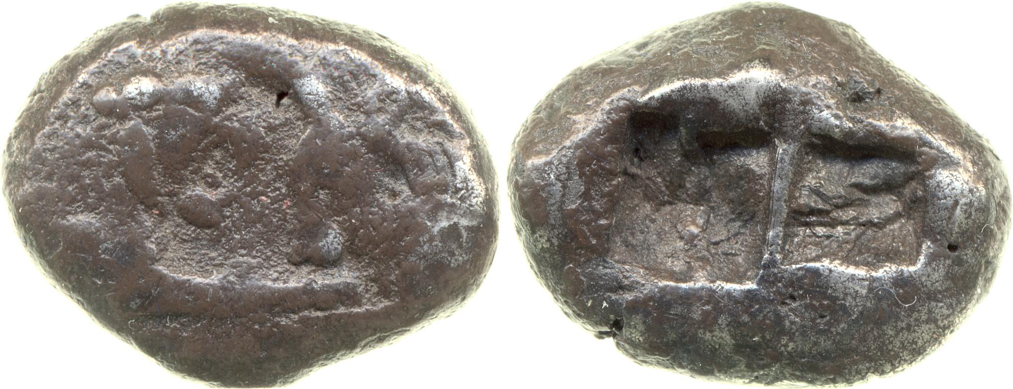 Sardis Carradice 1987 Croeseid A heavy, аверс, bm
