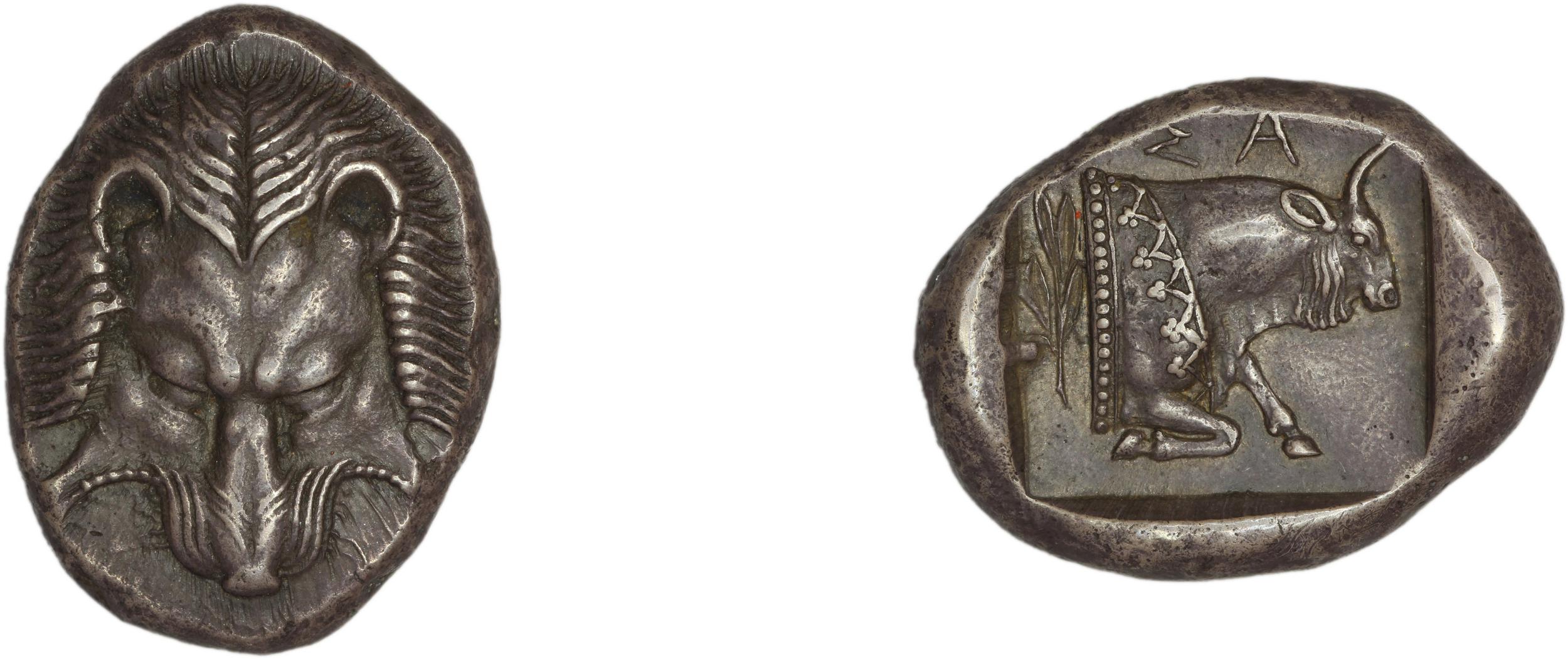 Samos Barron 1966 Class VI tetradrachms, аверс, bm