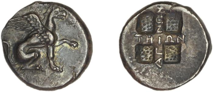 Teos Kinns 1980 Period I.1, AR II, реверс, bm