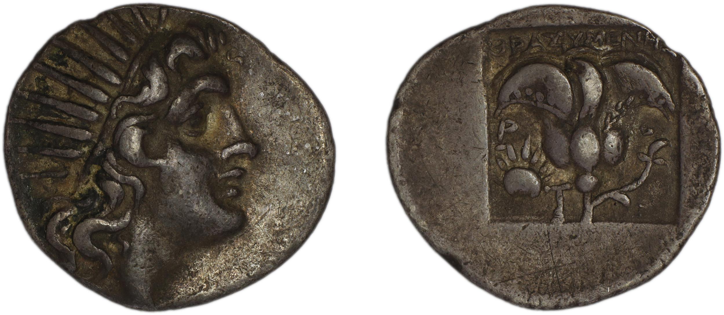 Rhodes Jenkins 1989 Group B drachms, аверс, bm