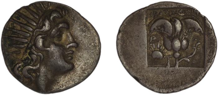Rhodes Jenkins 1989 Group B drachms, реверс, bm
