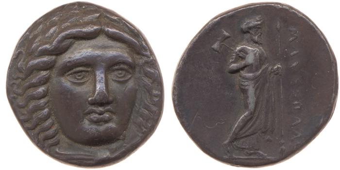 реверс Mausolus of Caria Halicarnassus Konuk 1998 B5