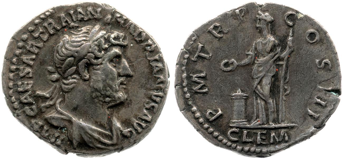 аверс RIC II, Part 3 (second edition) Hadrian 500